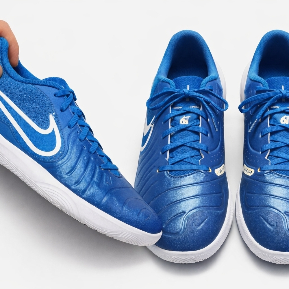 Nike Blue and White Athletic Shoes